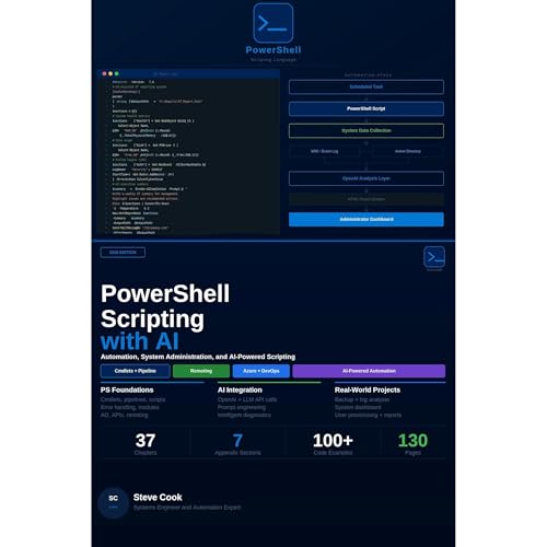 Cover of PowerShell Scripting with AI
