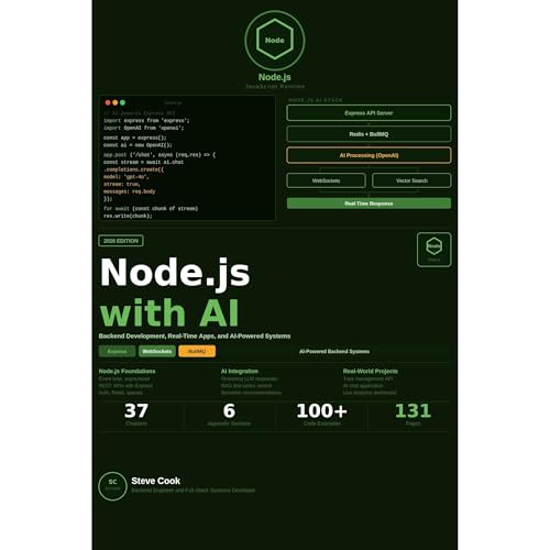 Cover of Node.js with AI