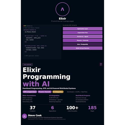 Cover of Elixir Programming with AI