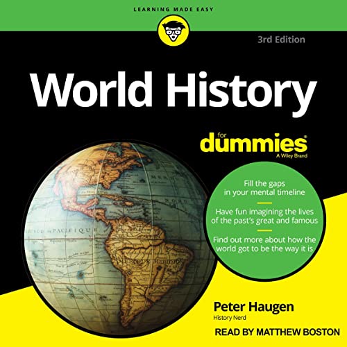 Cover of World History for Dummies, 3rd Edition