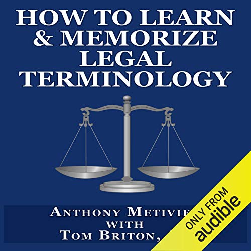 Cover of How to Learn & Memorize Legal Terminology