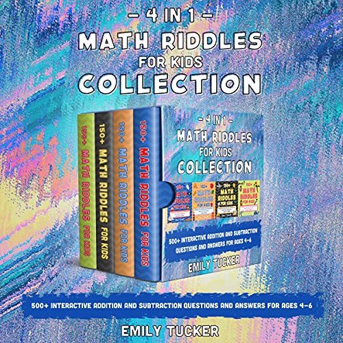 Cover of 4 IN 1: Math Riddles for Kids Collection