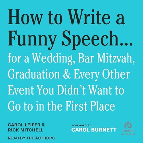 Cover of How to Write a Funny Speech . . .