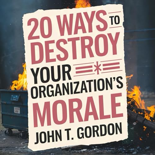 Cover of 20 Ways to Destroy Your Organization's Morale