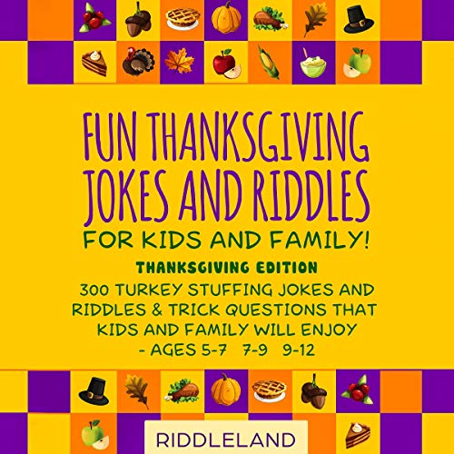 Cover of Fun Thanksgiving Jokes and Riddles for Kids and Family
