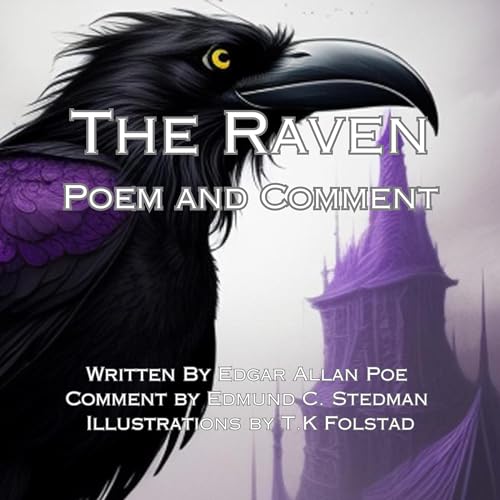 Cover of The Raven with Comment by Edmund C. Stedman