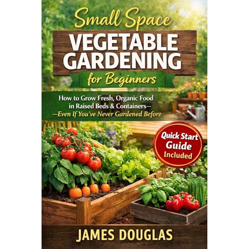 Cover of Small Space Vegetable Gardening for Beginners