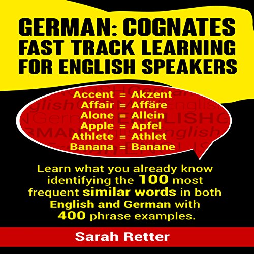 Cover of German: Cognates Fast Track Learning for English Speakers