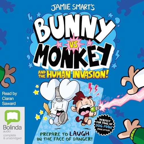 Cover of Bunny vs Monkey and the Human Invasion!