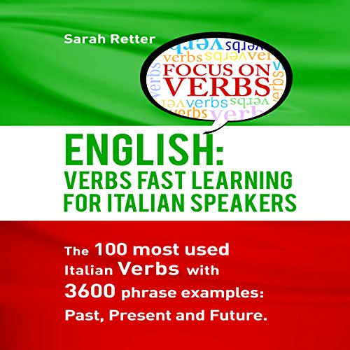 Cover of English: Verbs Fast Track Learning for Italian Speakers