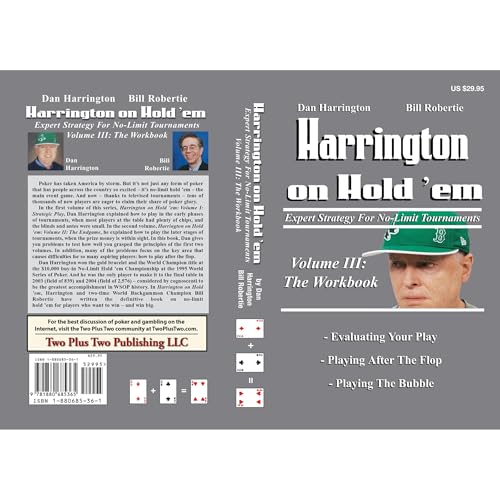 Cover of Harrington on Hold 'Em: the Workbook