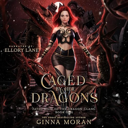 Cover of Caged by Her Dragons