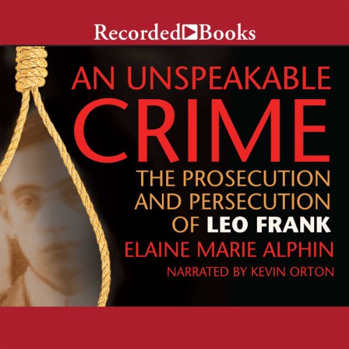 Cover of An Unspeakable Crime