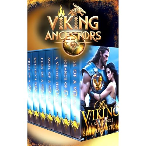 Cover of The MacLomain Series: Viking Ancestors' Kin (Books 1-7)- A Time Travel Romance Boxed Set
