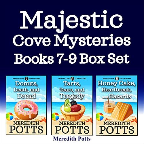 Cover of Majestic Cove Mysteries Books 7-9 Box Set