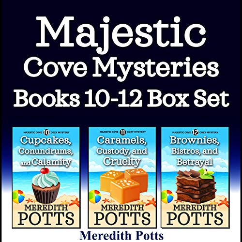Cover of Majestic Cove Mysteries Books 10-12 Box Set