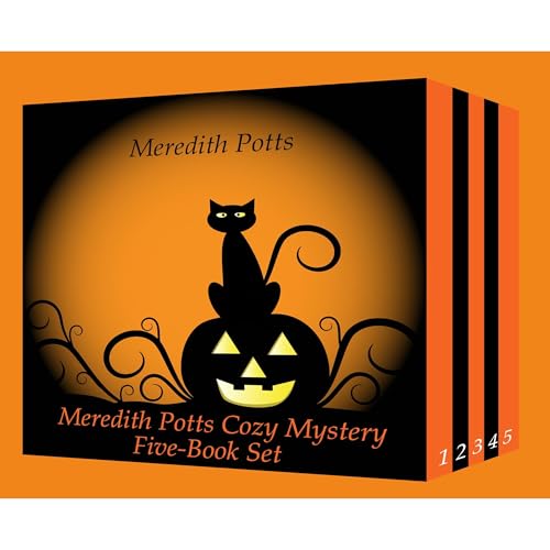 Cover of Meredith Potts Halloween Cozy Mystery 5-Book Set