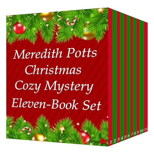 Cover of Meredith Potts Eleven-Book Christmas Cozy Mystery Set