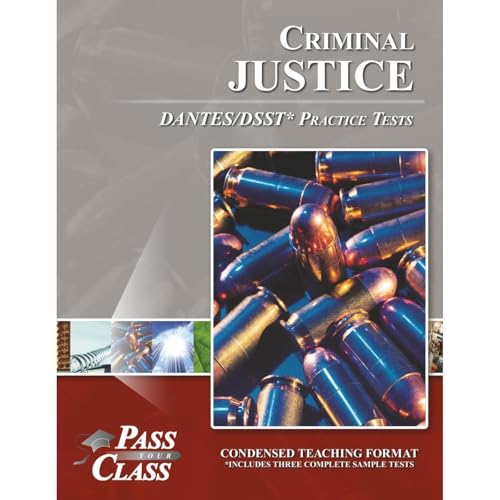 Cover of Criminal Justice DANTES/DSST Practice Tests