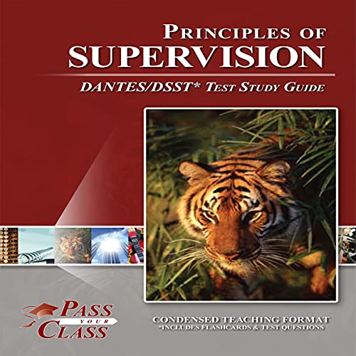 Cover of Principles of Supervision DANTES/DSST Test Study Guide