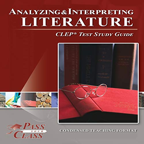 Cover of Analyzing and Interpreting Literature CLEP Test Study Guide