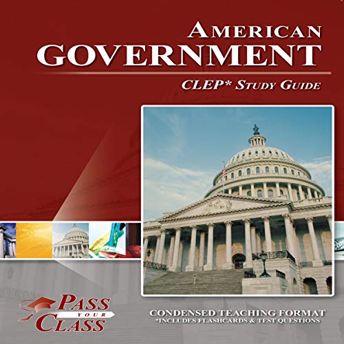 Cover of American Government CLEP Test Study Guide 2020 Edition