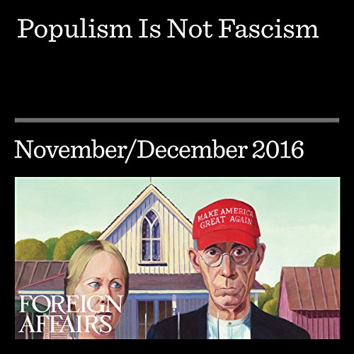 Cover of Populism Is Not Fascism