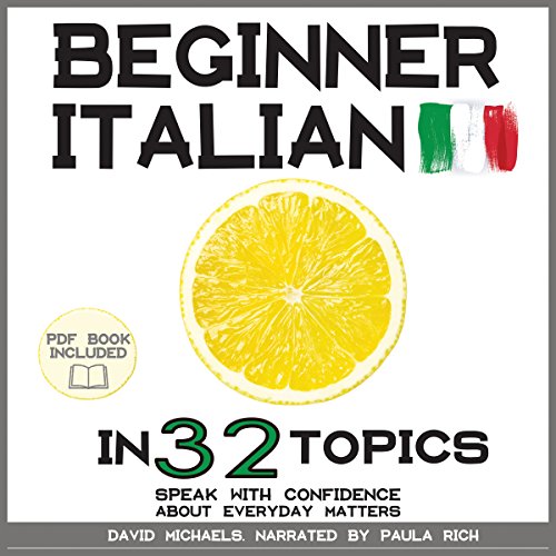 Cover of Beginner Italian in 32 Topics
