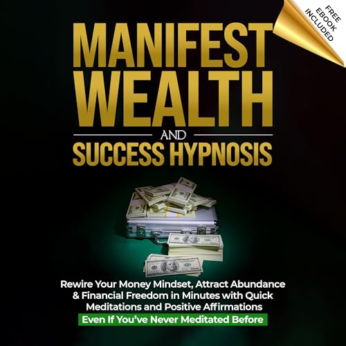 Cover of Manifest Wealth and Success Hypnosis