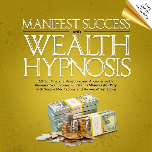 Cover of Manifest Success and Wealth Hypnosis
