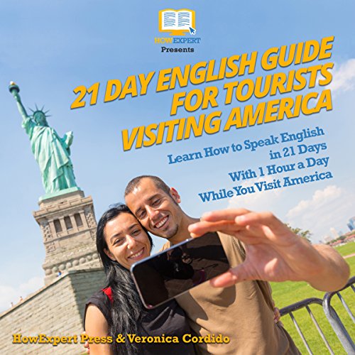 Cover of 21 Day English Guide for Tourists Visiting America