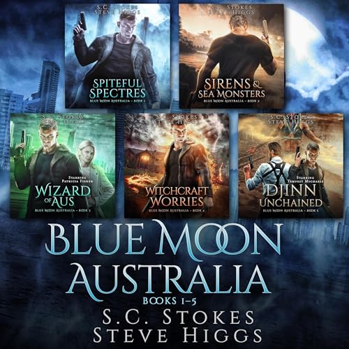 Cover of Blue Moon Australia, Books 1-5: Blue Moon Investigations Australia