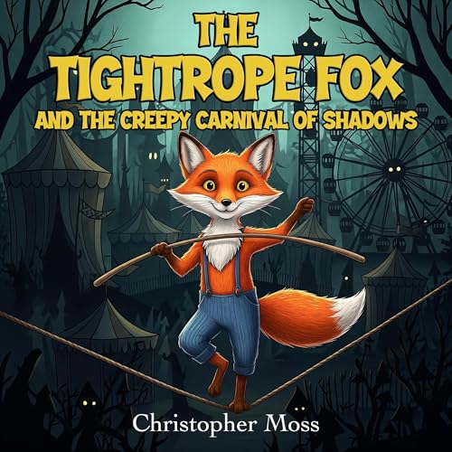 Cover of The Tightrope Fox and the Creepy Carnival of Shadows