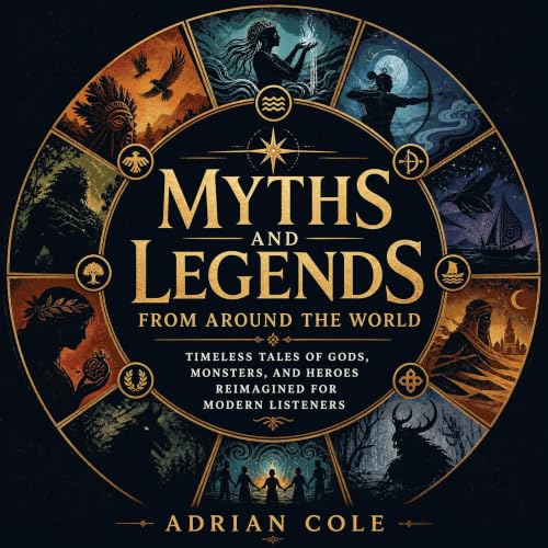 Cover of Myths and Legends From Around the World: Timeless Tales of Gods, Monsters, and Heroes Reimagined for Modern Listeners