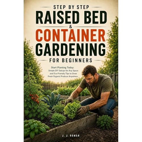 Cover of STEP BY STEP RAISED BED & CONTAINER GARDENING FOR BEGINNERS