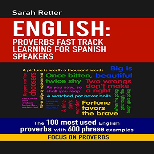 Cover of English: Proverbs Fast Track Learning for Spanish Speakers