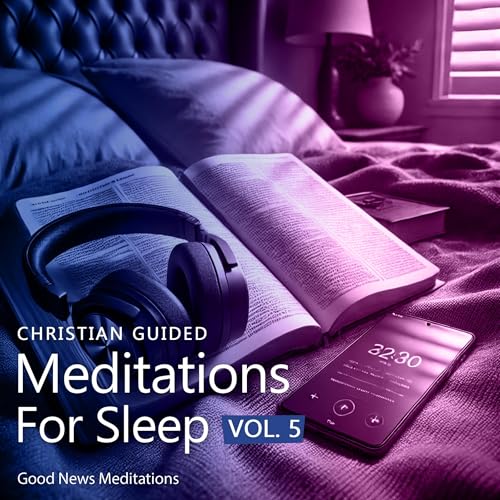 Cover of Christian Guided Meditations for Sleep, Vol.5