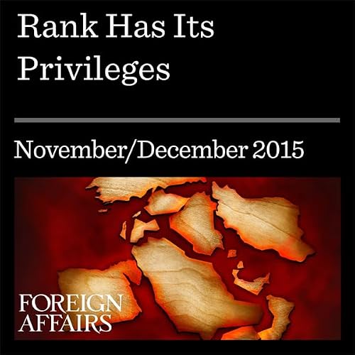 Cover of Rank Has Its Privileges