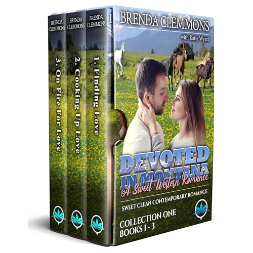 Cover of Devoted In Montana A Sweet Western Romance Collection one