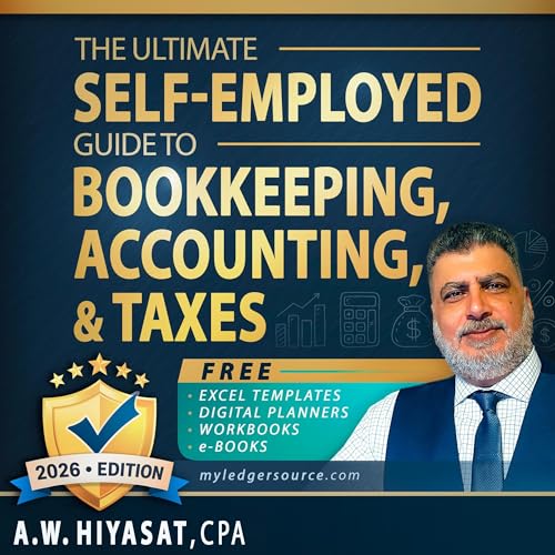 Cover of The Ultimate Self-Employed Guide to Bookkeeping, Accounting, and Taxes