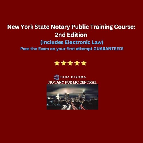 Cover of New York State Notary Public Training Course: 2nd Edition