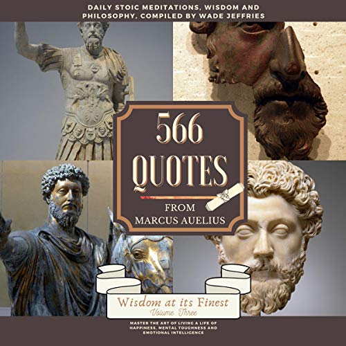 Cover of Daily Stoic Meditations, Wisdom and Philosophy, 566 Quotes from Marcus Aurelius