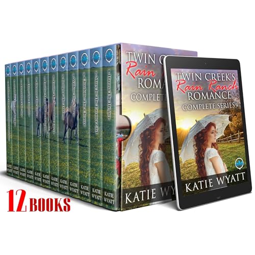 Cover of Twin Creek's Rain Ranch Romance Complete Series