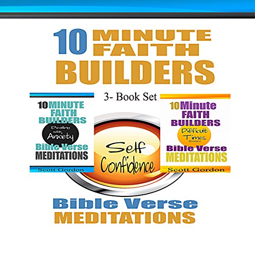 Cover of 10 Minute Faith Builders: Bible Verse Meditations, 3 Book Set