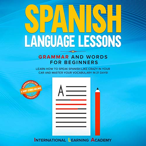 Cover of Spanish Language Lessons: Grammar and Words for Beginners
