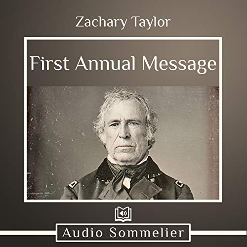 Cover of First Annual Message