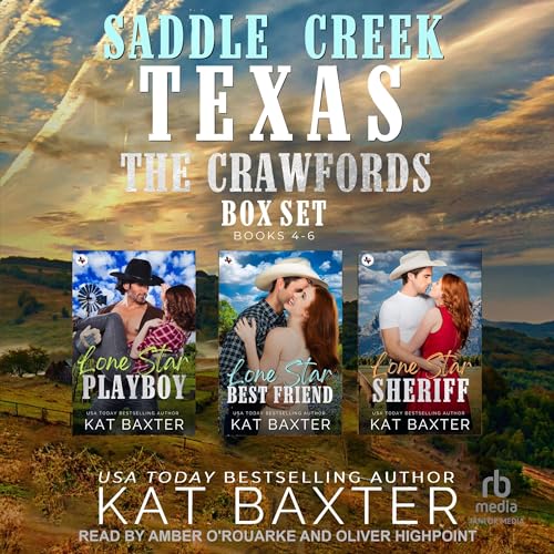 Cover of Saddle Creek, TX: The Crawfords Box Set #2