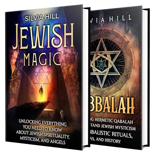 Cover of Jewish Magic and Kabbalah: A Guide to Ancient Hebrew Mysticism and Hermetic Qabalah