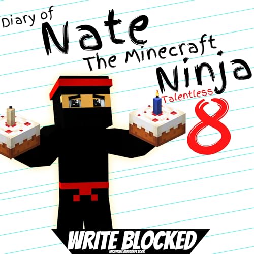 Cover of Diary of Nate the Minecraft Ninja, Book 8: Talentless
