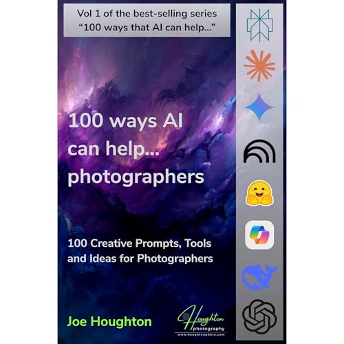 Cover of 100 ways AI can help... Photographers
